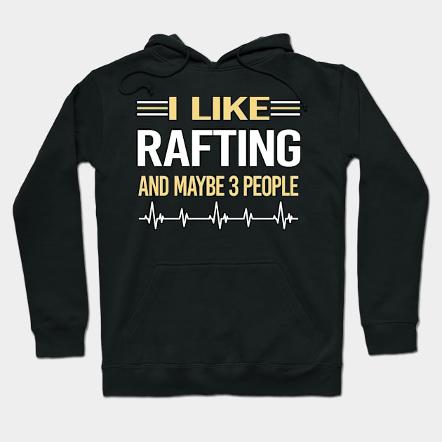 3 People Rafting Hoodie by symptomovertake